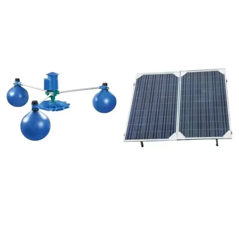 AC/DC 2.2KW Solar High-Efficiency Aquaculture Fish Pond Aerator with Motor Engine & Gearbox-Energy Saving Impeller Surge