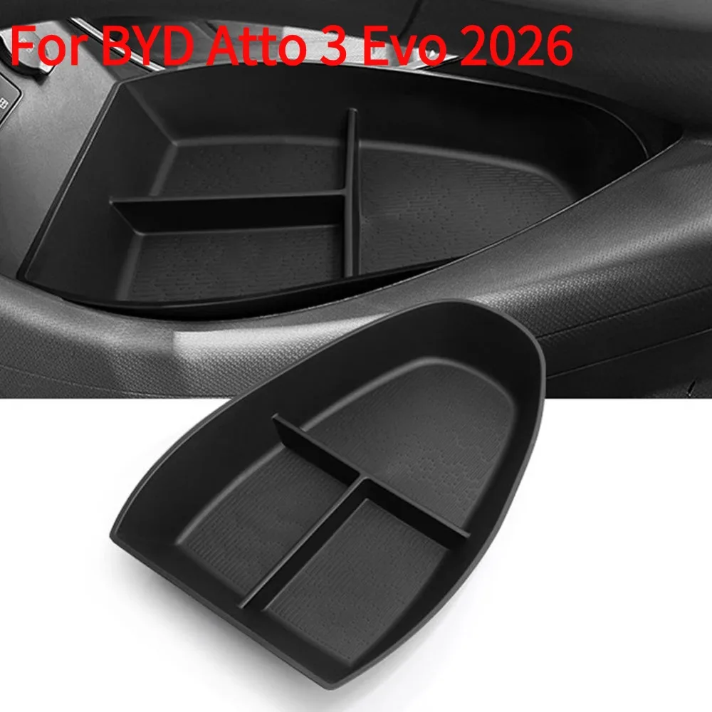 Für BYD Atto 3 Evo 2026 Mittelkonsolen-Organizer Auto-Armlehnen-Aufbewahrungsbox Untere Armaturenbrett-Aufbewahrungsschale Auto-Innenraum-Aufbewahrungsbox