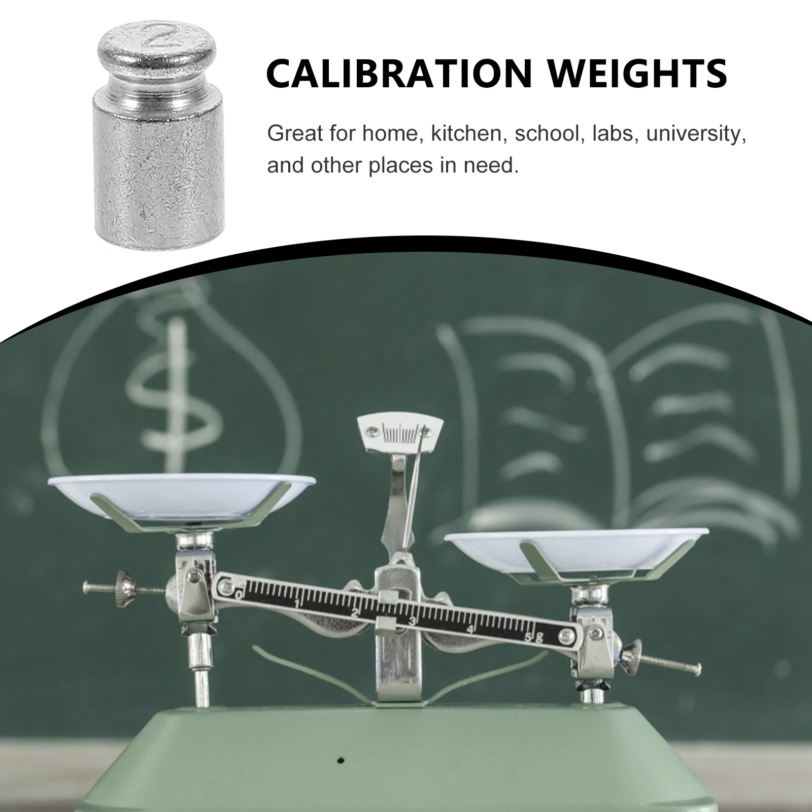 

5pcs Calibration Weights Steel Electronic Balance Tools Accurate Chrome Plated Scales Experiment Accessories