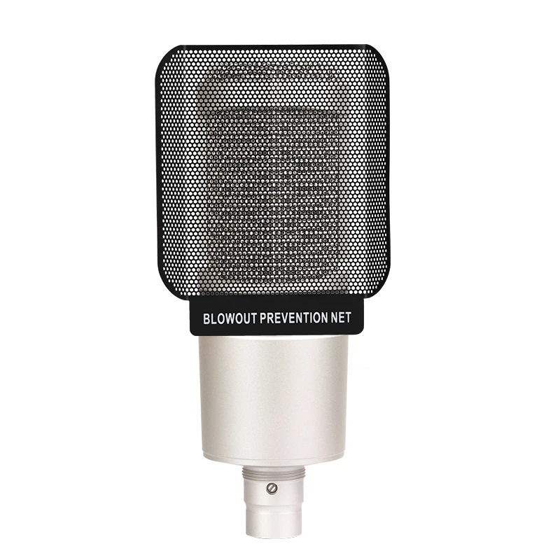 

At2020 Condenser Microphone Set, Xlr High-Definition Sound Pickup Professional Version, Compatible with 48V, Suitable for Profes