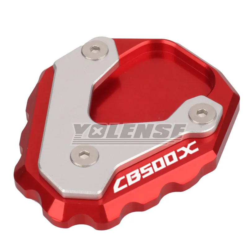 لهوندا CB500X CB 500X 2019-2023 دراجة نارية مسنده القدم الجانب حامل تمديد الوسادة دعم لوحة تكبير حامل