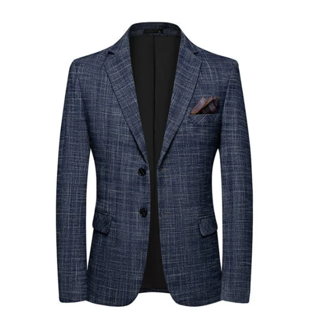 2025 Męska marynarka biznesowa Slim Fit Wysokiej jakości moda All-in-One Bankiet Koreański styl Przystojny trend na każdą porę roku