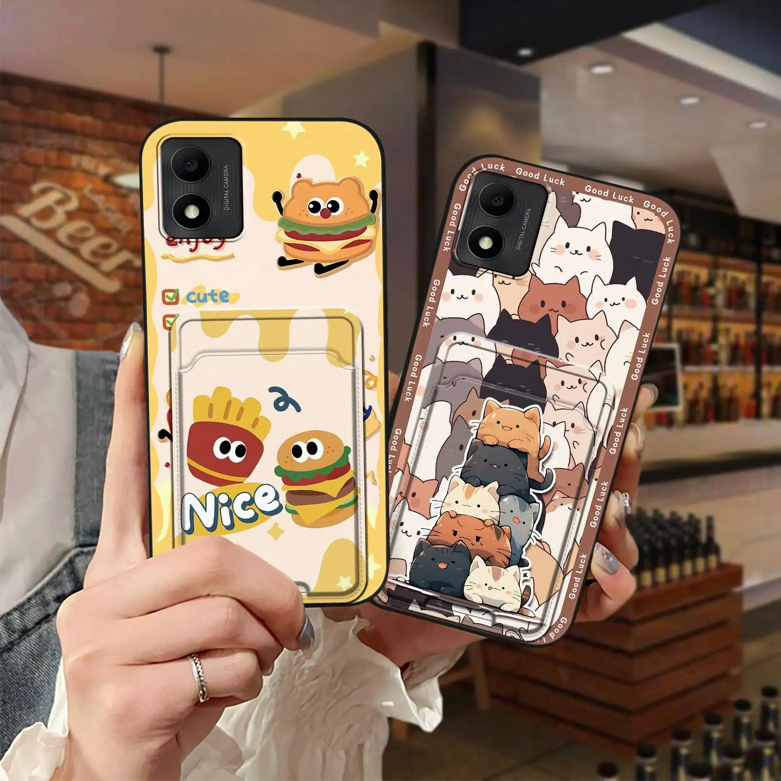 Dirt-resistant Silicone Phone Case For TCL 305i/5164D protective Waterproof Cartoon Shockproof Durable Fashion Design