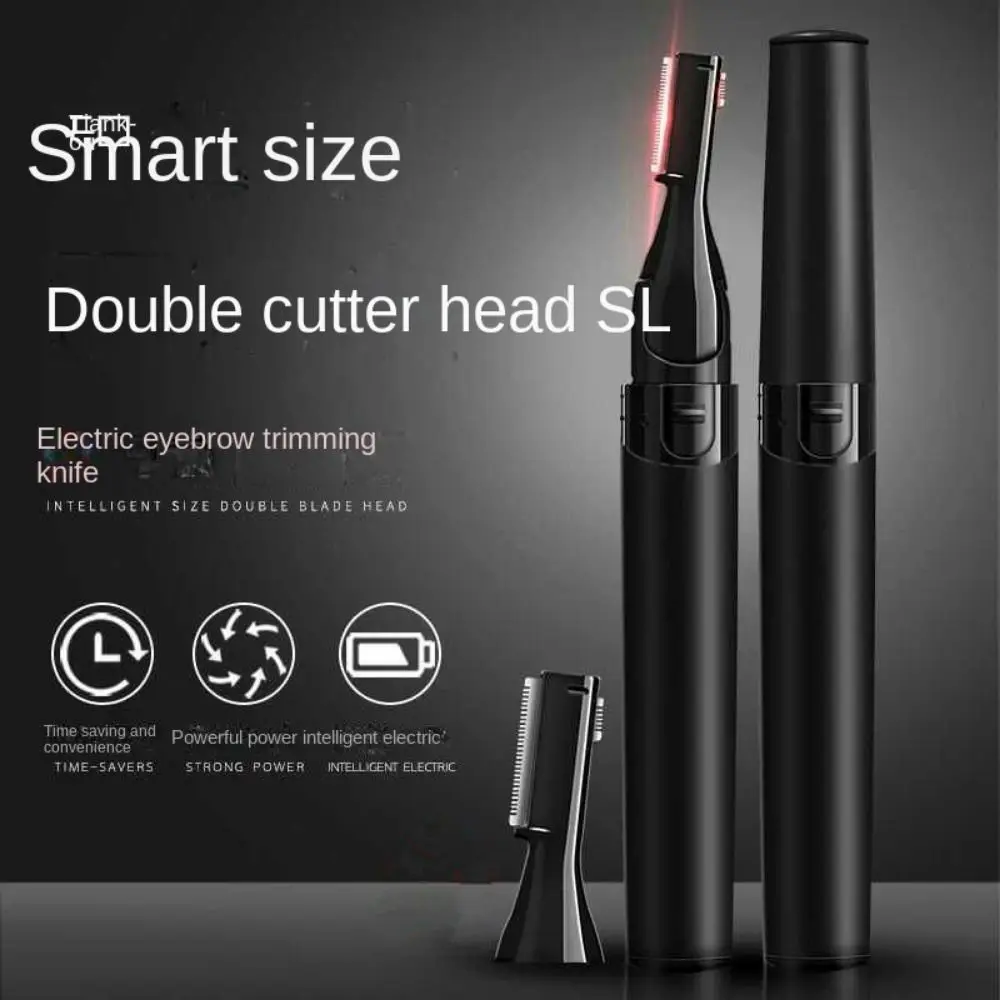 Pessoal feminino beleza sobrancelha shaper máquina de barbear cabelo masculino mini depilador removedor de pêlos elétrico sobrancelha trimmer navalha facial