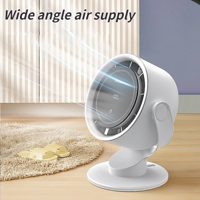 

Новый сверхтихий настольный USB-вентилятор — вращающийся с сенсорным управлением, мощный и безлопастной для настенного общежития и дома