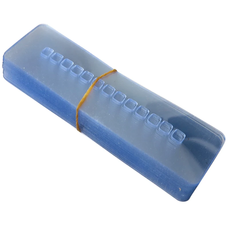 

XUCHANG HARMONY 200 pieces PVC Rectangle Multi Holes Heat Shield Protector Scalp Protector Hair Extension Tools