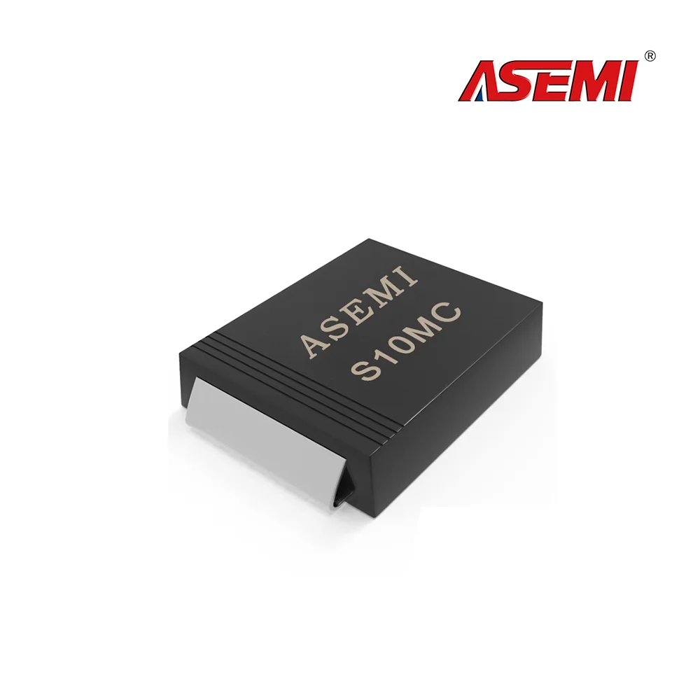 Новые диоды ASEMI, 20 шт., S10MC S10M SMC, 10 А, 1000 в