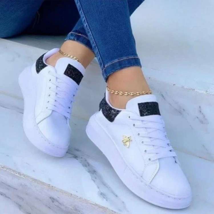 Fashion Trend Women's Flat Shoes Minimal Shallow Mouth Sneakers Outdoor Casual Comfortable Ladies Soft Sole Single Shoe