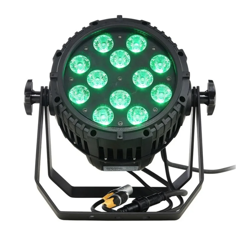 Slim Flat Par 12x10W Battery Powered and Wireless LED Wall Washer Light