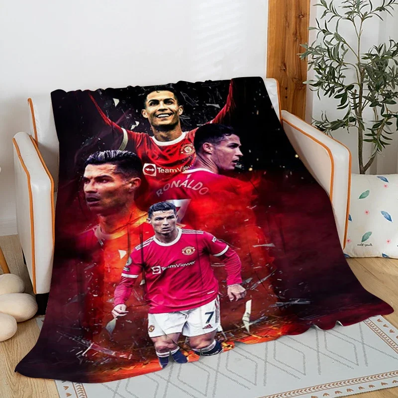 Fleece Blanket Sofa Winter C-Cristiano Ronaldo Microfiber Bedding King Size Warm Bed Camping Custom Nap Fluffy Soft Blankets