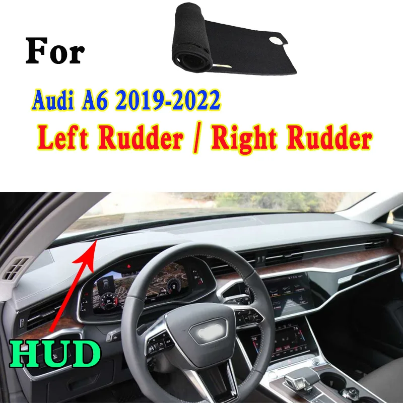 

For Audi A6 A6L 488 C8 Avant 4A5 2019-2022 Car Dashboard Mat Accsesories Anti-reflective Anti-slip Anti-dirty Pad Ornaments