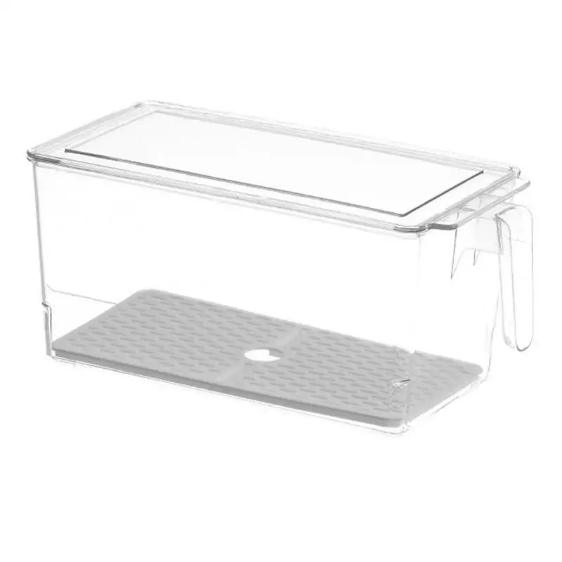 

Refrigerator Fresh-Keeping Box Clear Stackable Refrigerator Fresh-Keeping Container Multi-Purpose Storage Tool For Pantry