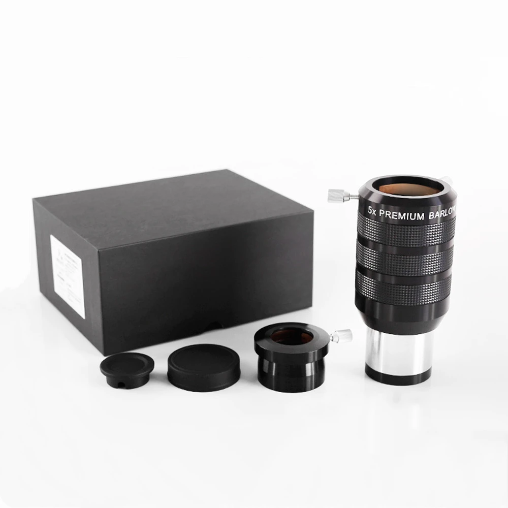 2 inch 2X/3X/5X Apochromatische FMC Barlow-lens met 1,25 '' adapter astronomische telescoopaccessoires