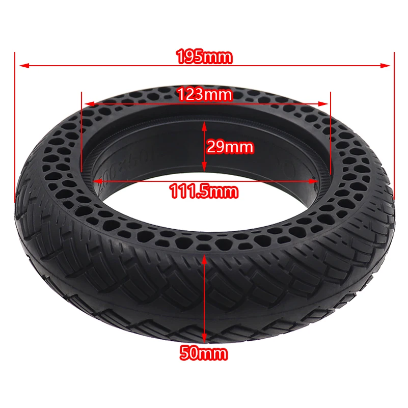 200x50 Solid Tires for Speedway Mini 4 Pro E-twow s2 Booster Go Ride 80  Speedtrott GX14 Electric Scooter Parts