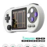 DATA FROG 3 Inch IPS Handheld Game Console Portable Retro Video Game 6000 Built-in Games Classic Mini Video Games for Kids 2023