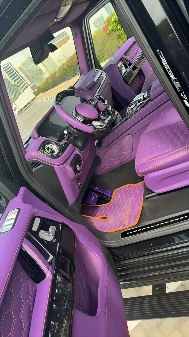 G-class Luxury NAPA Leather Upholstery Upgrade Customized Interior Wrapping Seat Covers  G Wagon W463A W464 W465
