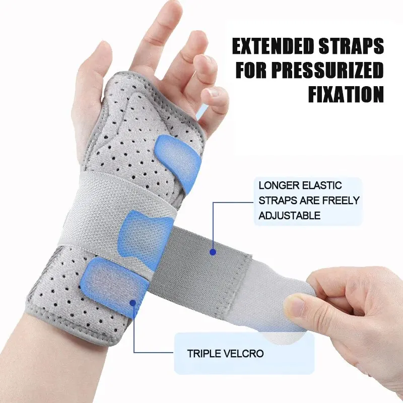 Hot Selling Outdoor Sports Support Steel Plate Hand Rest Fixed Pressure Fitness Support Wrist Guard Fitness