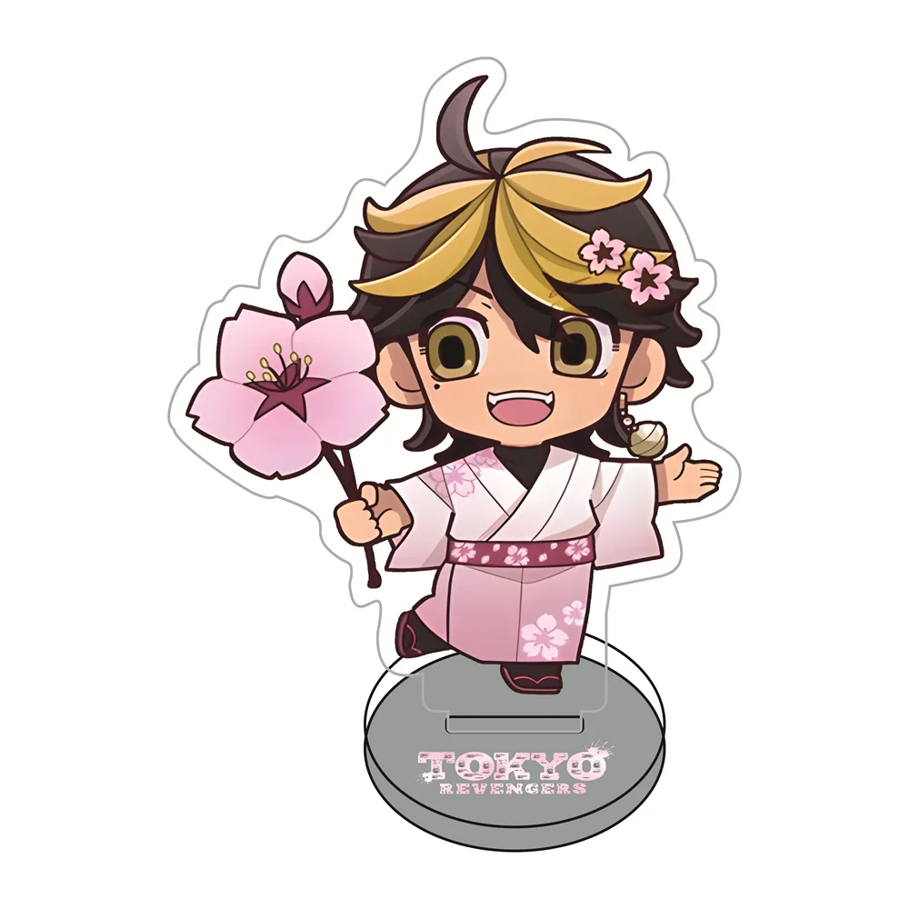Tokyo Revengers Cherry Blossom 10cm Acrylic Stand Figures Keychain Anime Collectible Merchandise Desktop Decoration Fan Gift