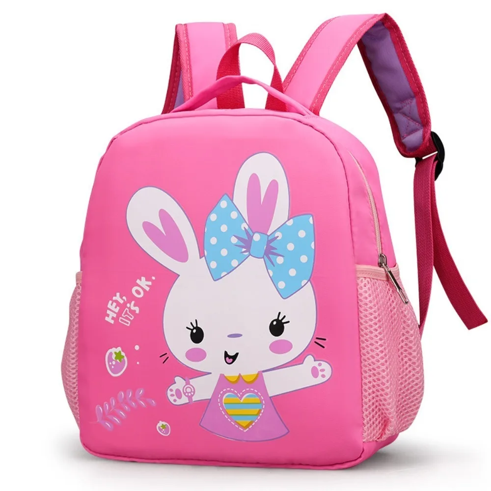 Cartoon Rabbit Dinosaur Pattern Children Backpack Gift Large Capacity Schoolbag Waterproof Knapsack School Use