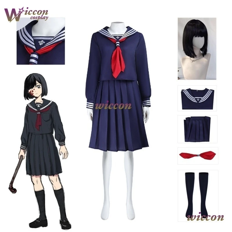 Moe Silent Women's School Uniform Game Hinako Shimizu Cosplay Costume Hill Hallowen Party RolePlay Tops Skirt Tie Socks Takerlam