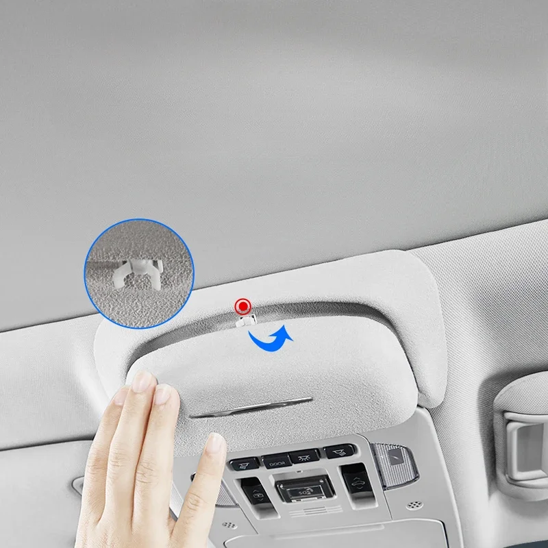 

Для Toyota Highlander/Crown Kluger автомобильные очки чехол для солнцезащитных очков защитный зажим для хранения аксессуары для модификации салона автомобиля