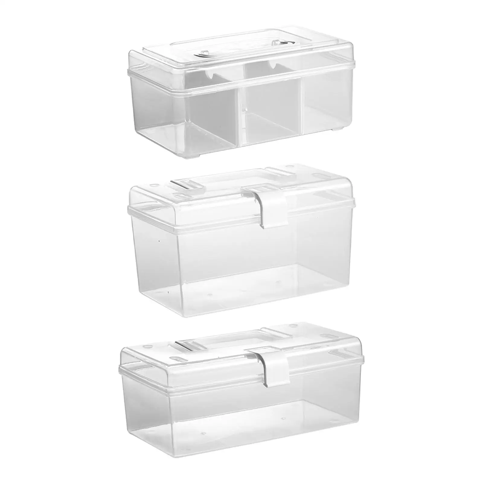 Empty First Aid Box, Durable Organizer for Outdoor Activities,