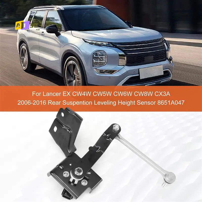 

A03E-For Mitsubishi Outlander Lancer EX CW4W CW5W CW6W CW8W CX3A 2006-2016 Rear Suspention Leveling Height Sensor 8651A047