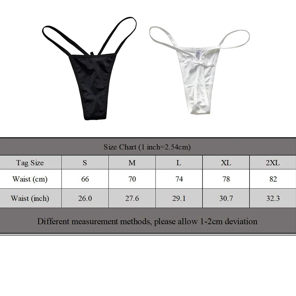 Frühling Saison Eis Seide Höschen Brasilianische Unterhose Einfarbig Sexy Tanga Dessous Schwarz Für Casual Wear Für Zuhause