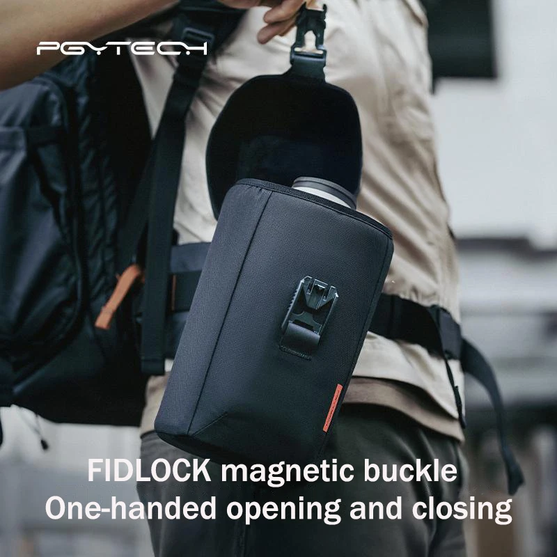 حقيبة عدسة PGYTECH حقيبة تخزين كاميرا DSLR 70200 حقيبة عدسة غطاء حماية لعدسة المقربة مناسبة لحقيبة عدسات نيكون كانون