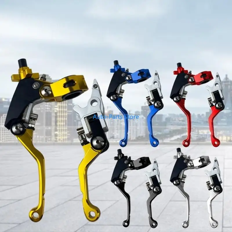 

87HE Clutch Brake Handle Lever Perch for Left Right 7/8" Black Universal Motorcycles Handlebar,Modification Tools