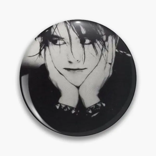 The Cure  Soft Button Pin Cartoon Clothes Jewelry Funny Brooch Gift Decor Fashion Women Metal Creative Cute Hat Lapel Pin Badge