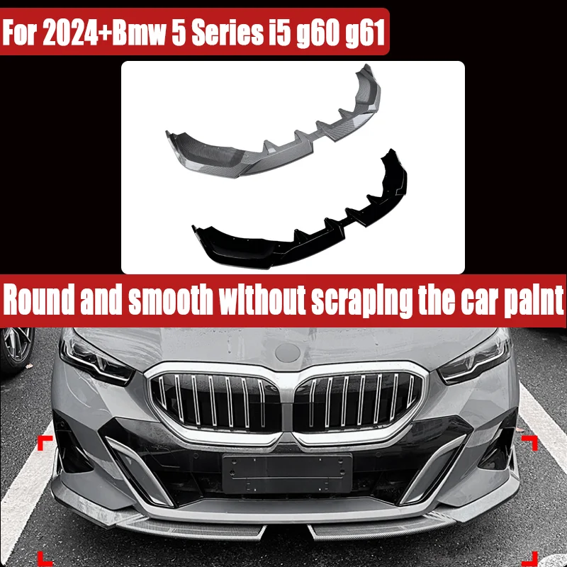 For 2024+Bmw 5 Series i5 g60 g61 M Sport MP front lip and front shovel surround modification parts.car accessories