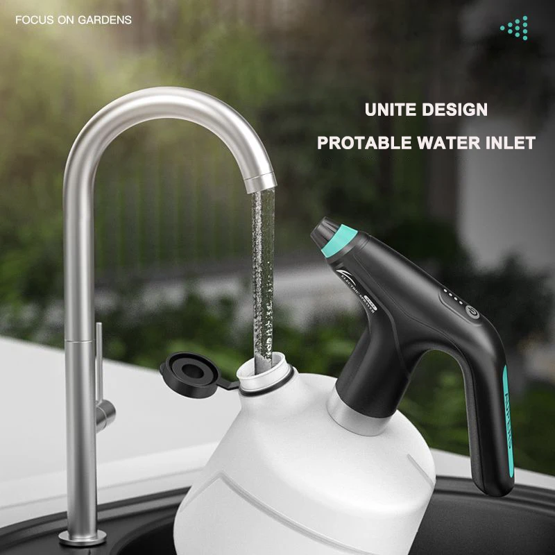 900ml/2L Electric Watering Can 2000mAh USB Charging Electric Automatic Sprayer Adjustable Nozzle Garden Irrigation Tool