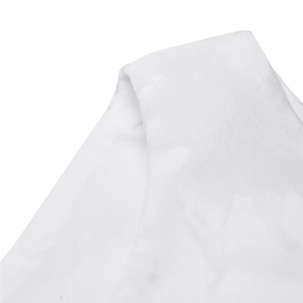 Roupas/vestidos femininos branco sem mangas, gola redonda, renda, bainha irregular, 3 camadas, coquetel, vestido de casamento