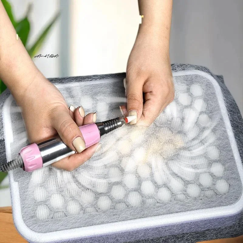 100 Stück Einweg-Vakuum-Staubsammler Nail Art Vliesfilterpapier für Maniküre-Maschine