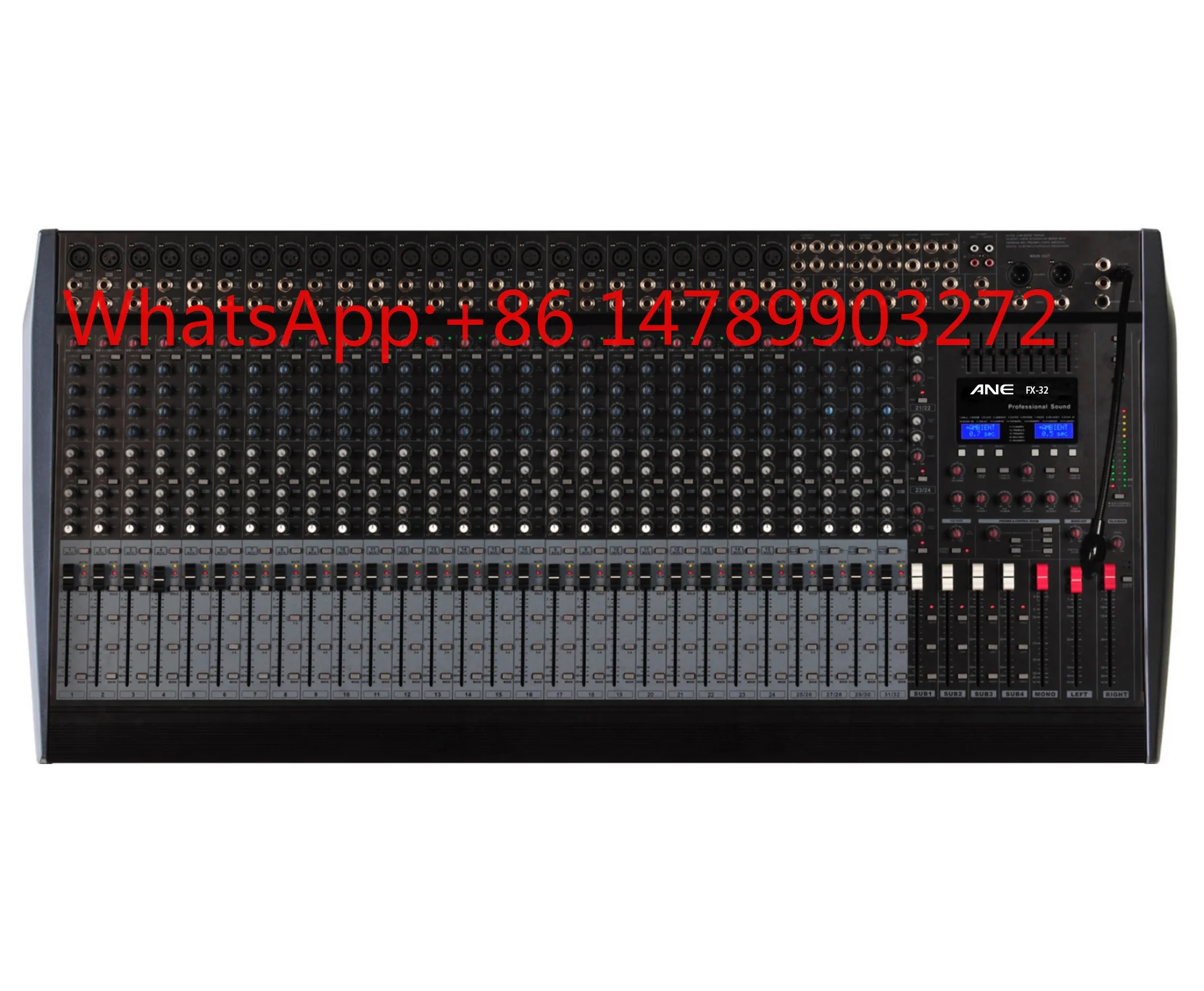 

32 Channel Mixer 48V Phantom Power Multi-effect Club Stage Live Sound Equipment