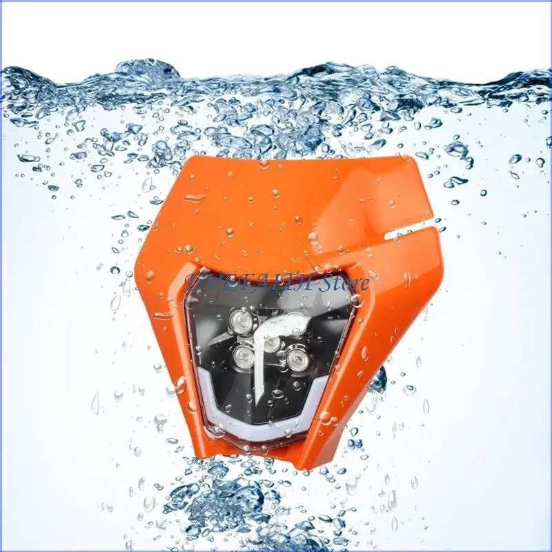 

124B Dirtbike Headlight Universal Motorcycle Headlight LED Pit Bike Headlight For Most Motorcycle Dirt Pit Bike