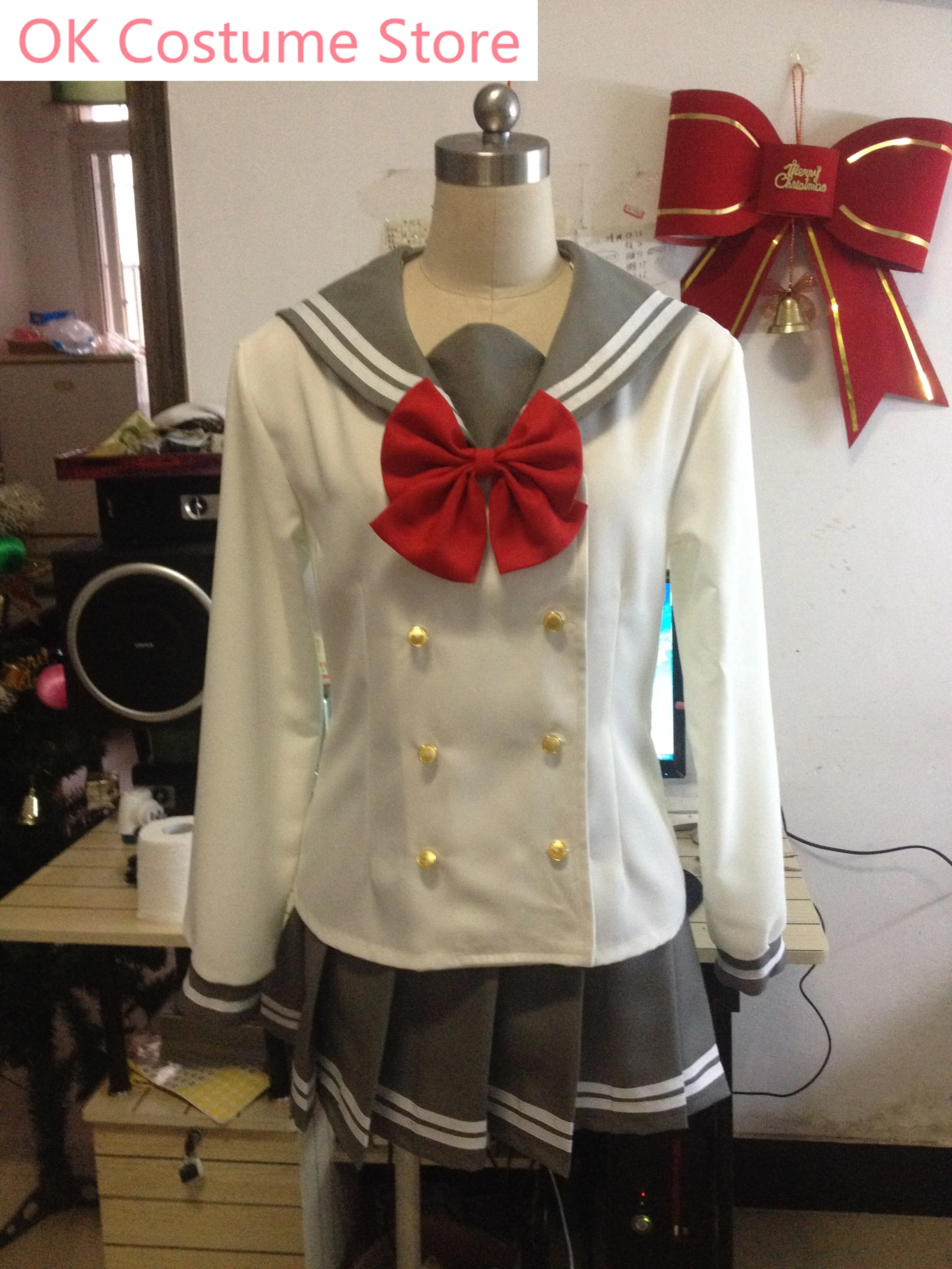 

Lovelive Sunshine Takami Chika Aqours Sailor Suits Cosplay Costume Cos Game Anime Party Uniform Hallowen Play Role Clothes