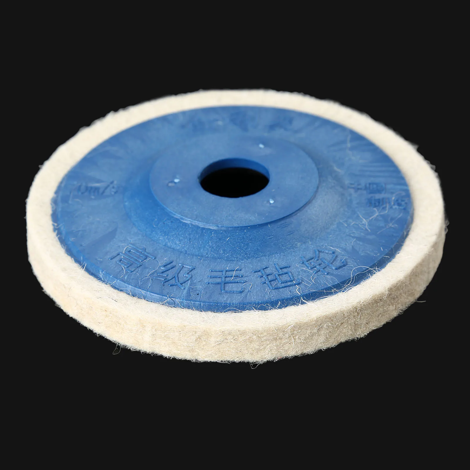 10cm Wool Polishing Wheel Buffing Pad Angle Grinder Disc Felt Polishing Disc Washable Reuse fit for Metal Marble Glass Ceramic