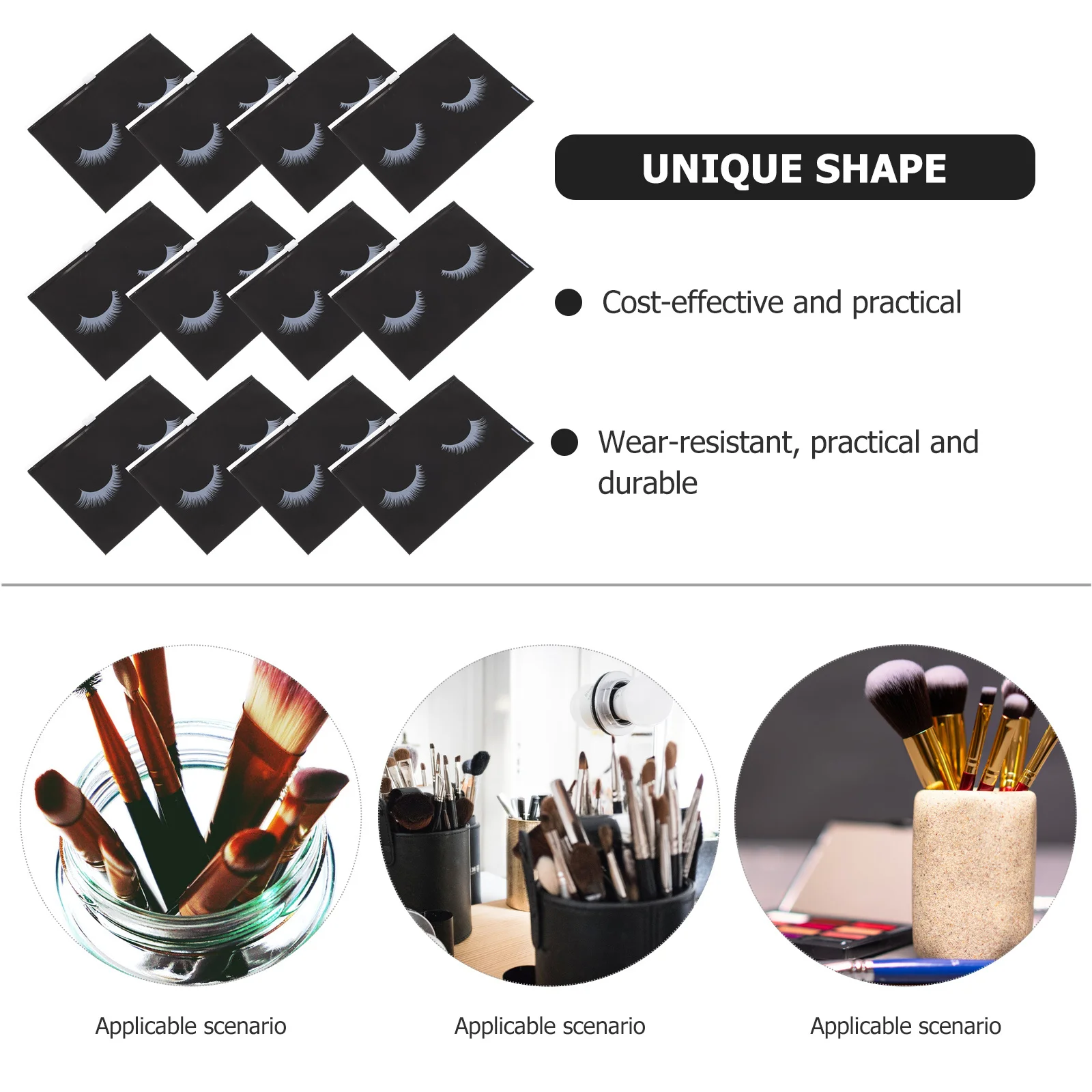 50 قطعة حقيبة تنظيم للسفر خفيفة الوزن بسحاب حقيبة مكياج متينة من إيفا حقيبة تخزين أدوات الزينة للسفر متعددة الأغراض