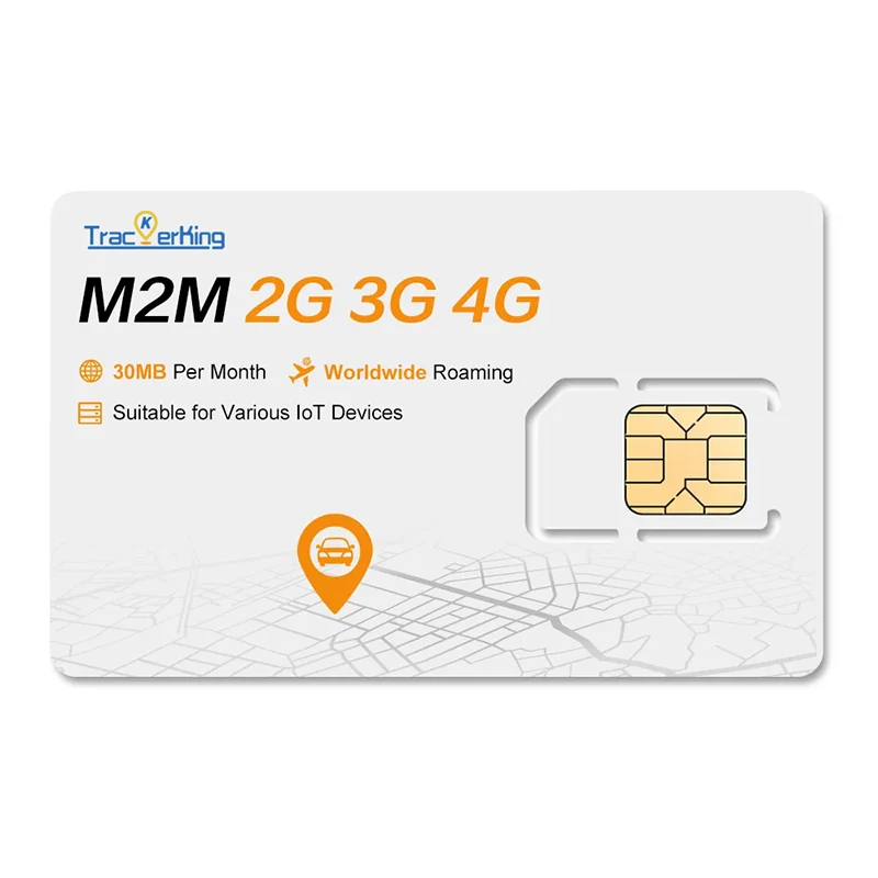 Global M2M Card 30MB Data Per month 1 Year Card For GPS Tracker J16 J14 DK12 DK19 E3+ IOT Card For Tracker in Brazil