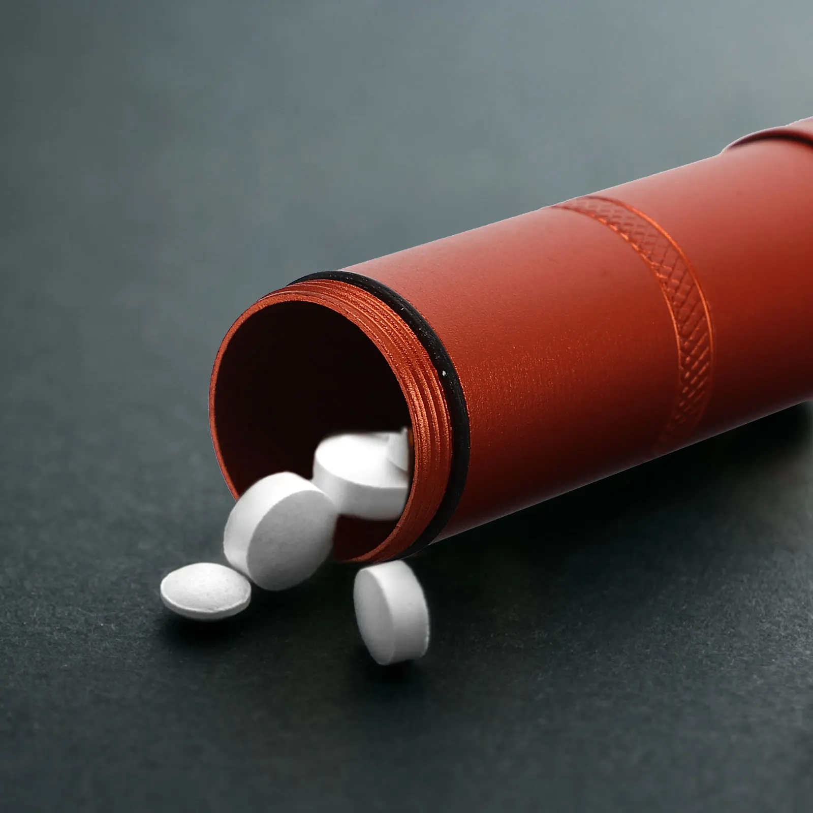 

Waterproof Sealing Jar Durable Long Lasting Pills Case Compact Storage Daily Dispenser Carry Drugs Vitamins Supplements Safe