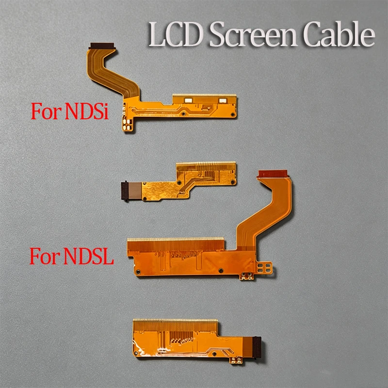 1PC LCD-Bildschirm, der den unteren Bildschirm durch den oberen Bildschirm ersetzt, flexibles Kabel, Ersatzteil für NDSL für NDSi