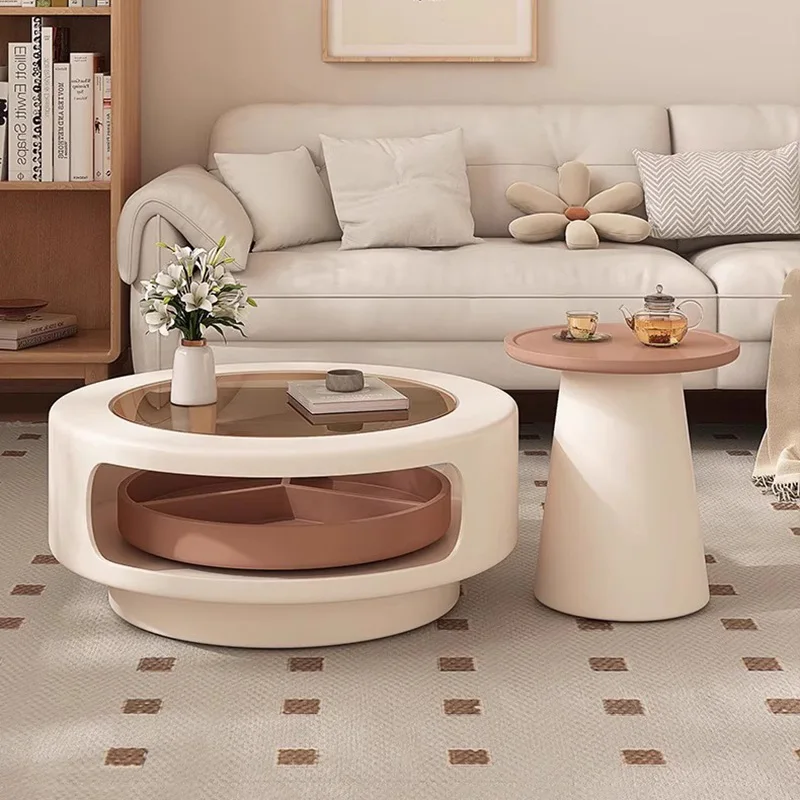 

French Design Coffee Table Modern Luxury Premium Beauty Coffee Table Minimalist Kawaii Table Basse Salon Furniture Living Room