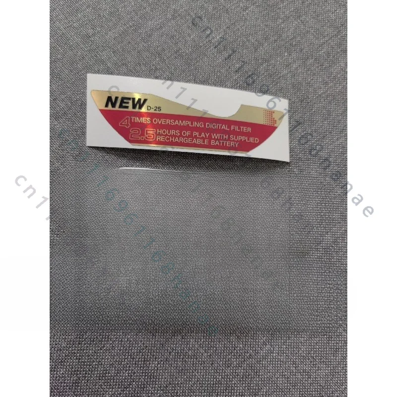 DIY Housing Sticker For Sony D-25 CD Walkman Strong Self-Adhesive Reproduction Restoration Parts