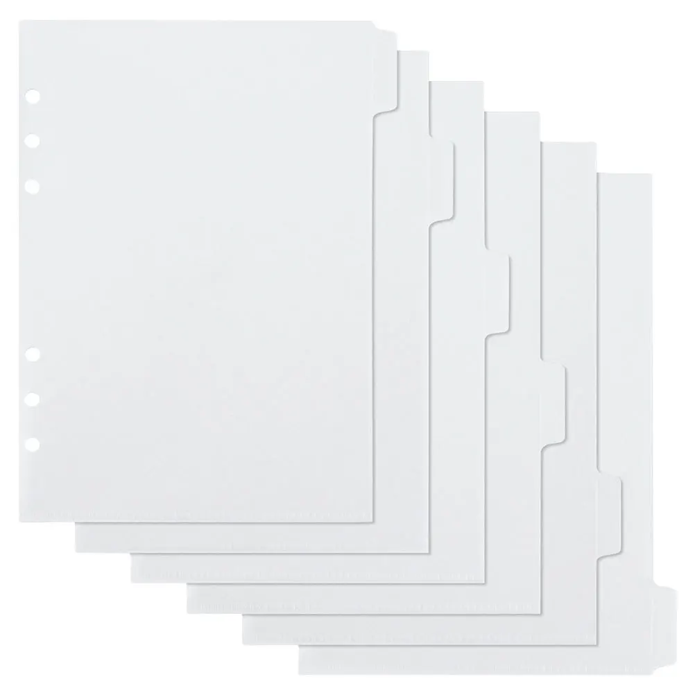 

Budget Binder Insert Matte PP Pockets for Finance Organization Reusable Portable Divider for Home Office Travel