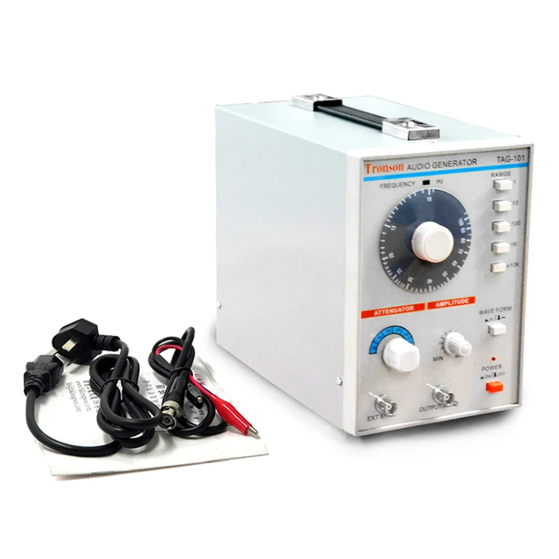 

Fast Shipping AC 100-240V TAG-101 Low Frequency Audio Signal Generator Signal Source 10Hz-1MHz