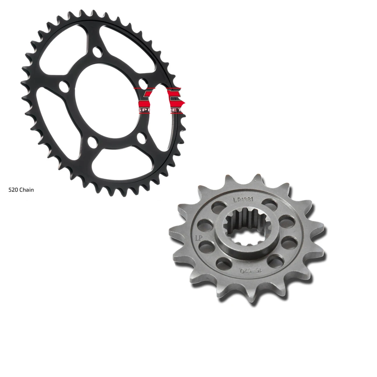 

520 15T/40T Front Rear Motorcycle Sprocket for Honda Road CMX500 A Rebel 2017-2023