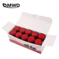 10/20 piezas AD16-22DS impermeable 22mm DC12V/24V/AC220V rojo azul verde blanco amarillo montaje en Panel señal de potencia luz indicadora Led