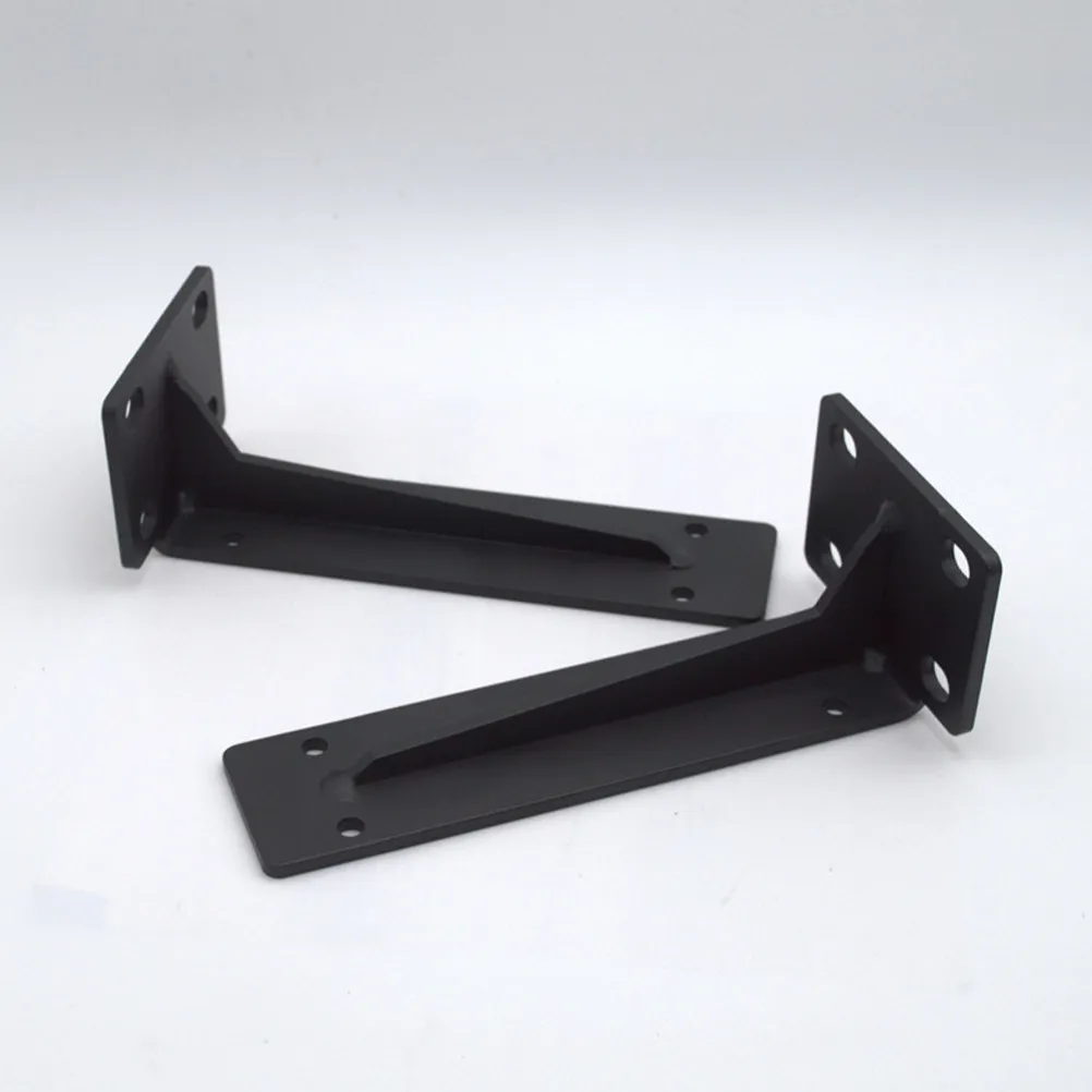 

2 шт. 15-сантиметровые кронштейны для тумбы под телевизор, сверхпрочные настенные опоры для полок, треугольные кронштейны из холоднокатаной стали для кухни, мастерской, хранения